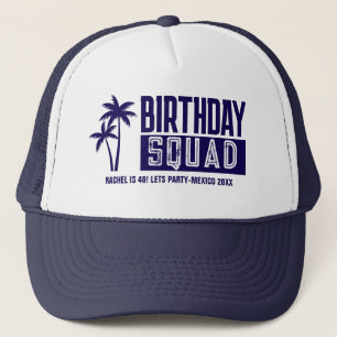 Casquette Custom 15th 20th 30th 4th 50th 60 Birthday Squad