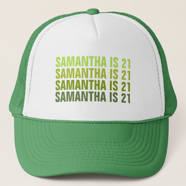 Casquette Custom 21st 30th 40th 50th 60th Birthday Squad (Devant)