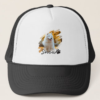 Casquette Custom Pet Photo & Name Modern Brushstroke Mug