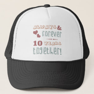 Casquette Cute 10th Wedding Anniversary