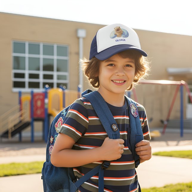 Casquette Cute Capybara Design for Boys (Créateur téléchargé)