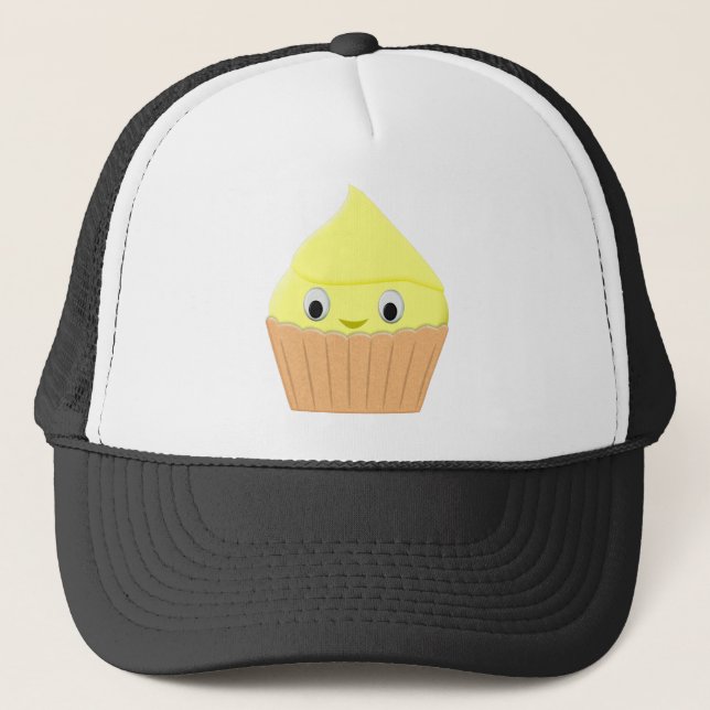 Casquette Cute Cartoon Citron Cupcake (Devant)