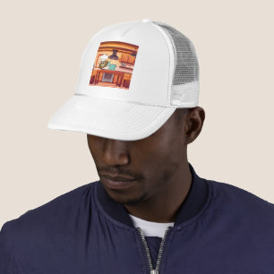 Casquette Cute Chef Owl Cuisine en cuisine