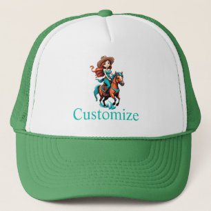 Casquette Cute Cowgirl équitation Pony Thunder_Cove