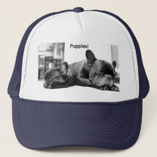 Casquette Cute | Drôle | Bulldog Puppies Trucker Chapeau