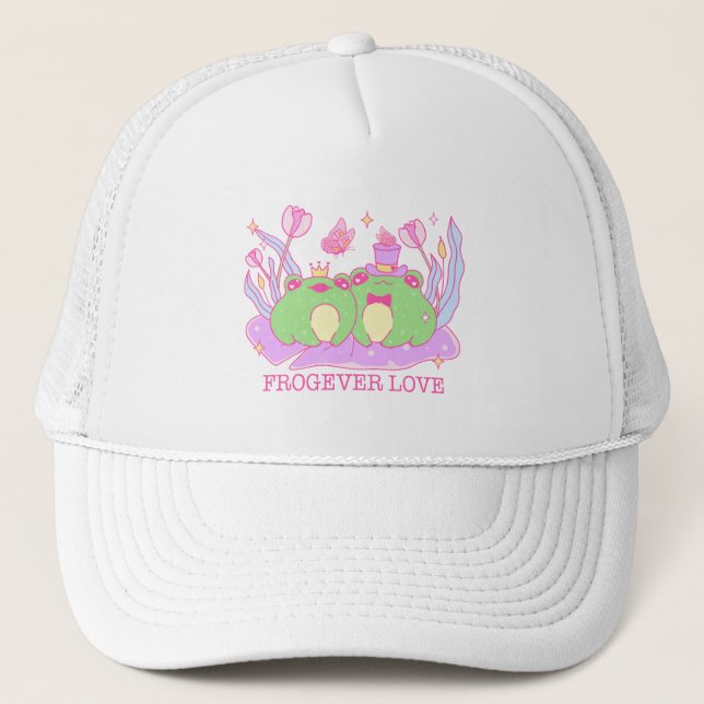Casquette Cute Frog - Frogever Love (Devant)