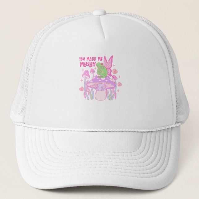Casquette Cute grenouille et champignon - Vous me faites bou (Devant)