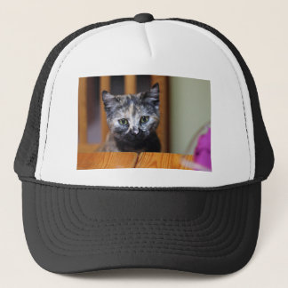 Casquette Cute Kitten noir et blanc