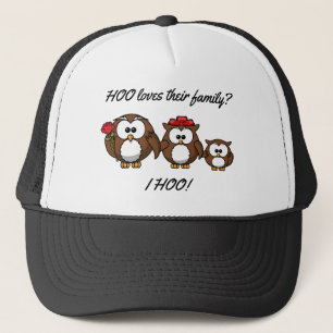 Casquette Cute Little Owl Family