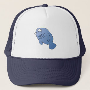 Casquette Cute Manatee Hugger Cartographier animal