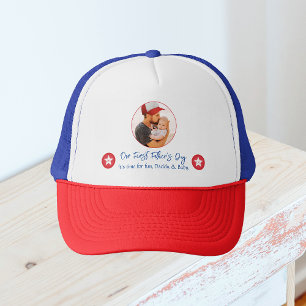 Casquette Cute Moderne Simple Papa Bébé Première Fête des pè