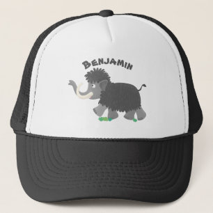 Casquette Cute woolly mammoth cartoon illustration