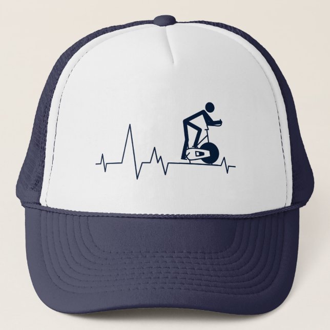 Casquette Cycle de tournage intérieur Heartbeat Bikers (Devant)