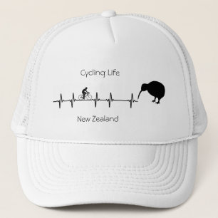 Casquette Cycling Life, Nouvelle-Zélande personnalisable