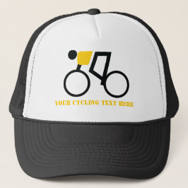 Casquette Cycliste à vélo sur mesure