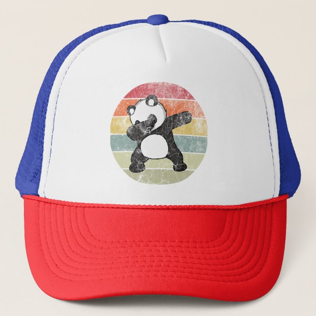 Casquette Dabbing Panda, Drôle Panda Dab Danse (Devant)