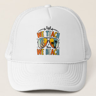 Casquette D'Abord Nous Enseignons Puis Nous Plongeons Enseig