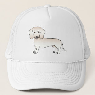 Casquette Dachshund à poil lisse crème anglais Chien de dess