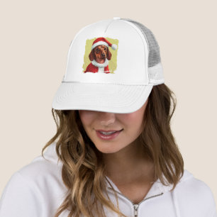 Casquette Dachshund avec tenue du Père Noël - Noël 1