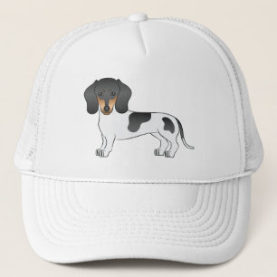 Casquette Dachshund de dessin animé à poil court pied noir e