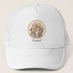 Casquette Dachshund (Longhaerien) Peinture - Art Chien origi