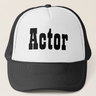 Casquette d'acteur
