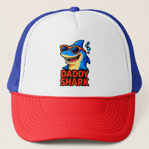 Casquette Daddy Shark Fêtes des pères cadeaux