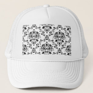 Casquette Damask blanc et noir