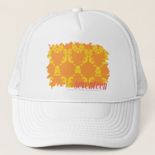 Casquette Damassé 4 jaune-orange