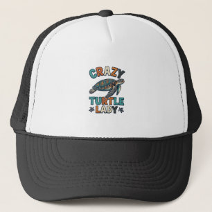 Casquette Dame Tortue Folle Design de Chemise Vintage Tortue