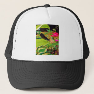 Casquette Damselfly et Rose