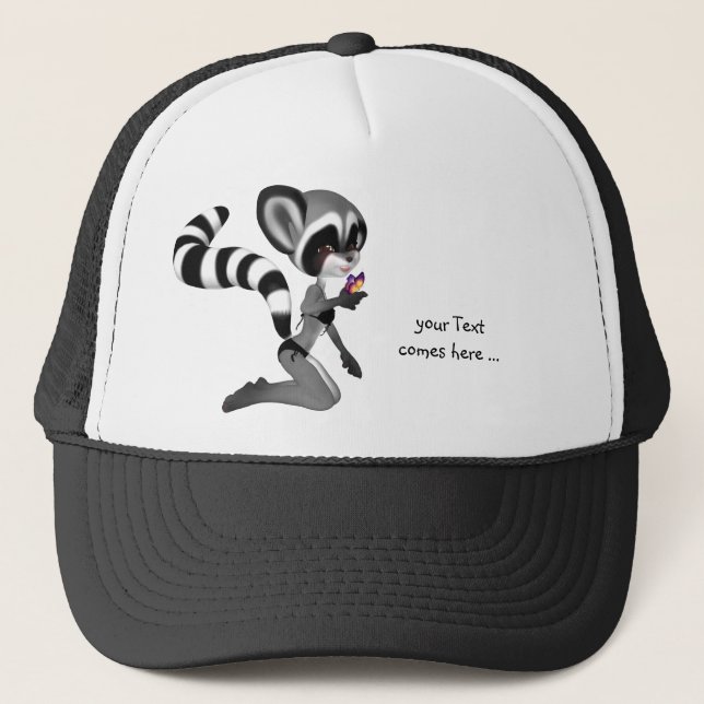 Casquette d'Anime Raccoon (Devant)