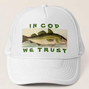 Casquette Dans la morue nous faisons confiance