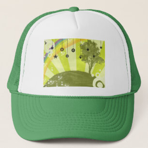 Casquette d'arbre d'arc-en-ciel