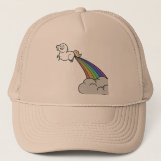 Casquette d'arcs-en-ciel de pet de licorne