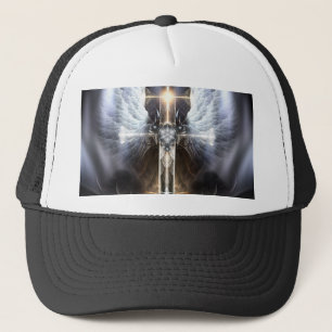 Casquette d'art fractal Heavenel Wing Cross