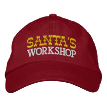 Casquette d'atelier père Noël