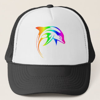 Casquette Dauphin d'arc-en-ciel