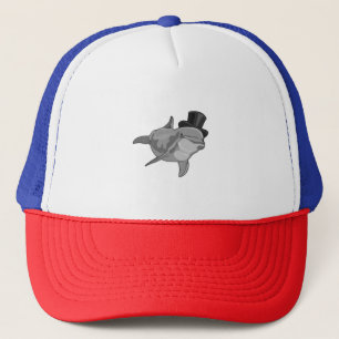 Casquette Dauphin en tant que Gentleman avec chapeau supérie