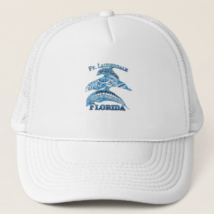 Casquette Dauphins tribaux de vacances de Fort Lauderdale en