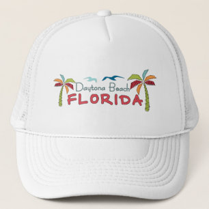 Casquette Daytona Beach Floride artsy palms