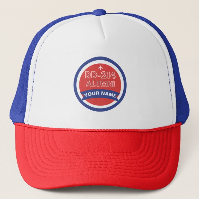 Casquette DD-214 Alumni Retraite personnalisée de la force a (Devant)
