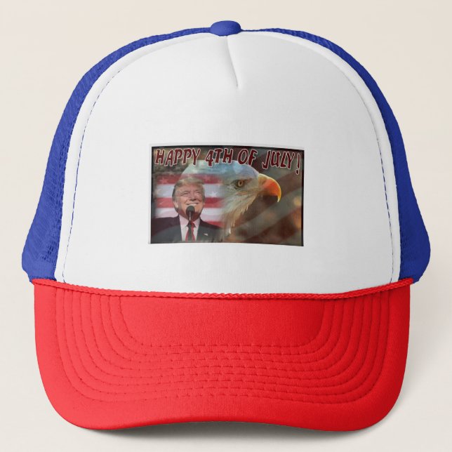 Casquette de balle Trump et Eagle (Devant)