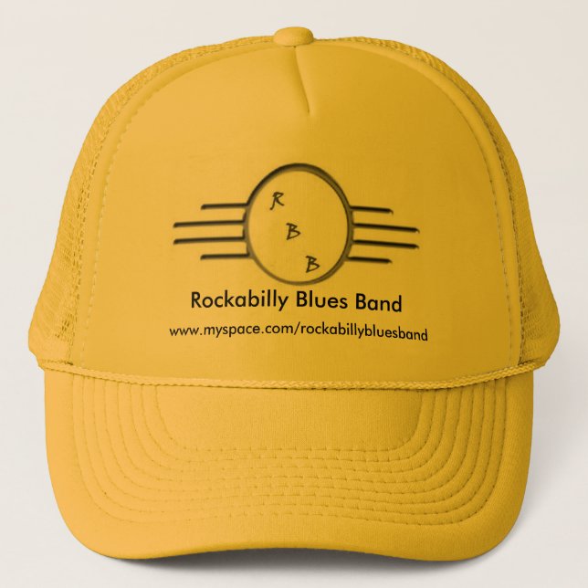 Casquette de bande de bleus de rockabilly (Devant)