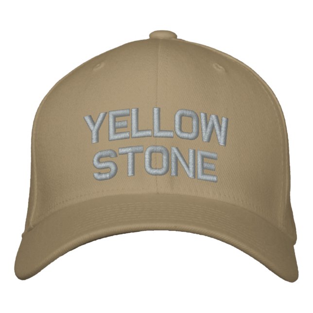 Casquette de base-ball brodé de Yellowstone (Devant)