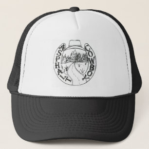Casquette de base de cowboy d'asphalte