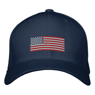 Casquette de baseball américain Flag Stitch Design