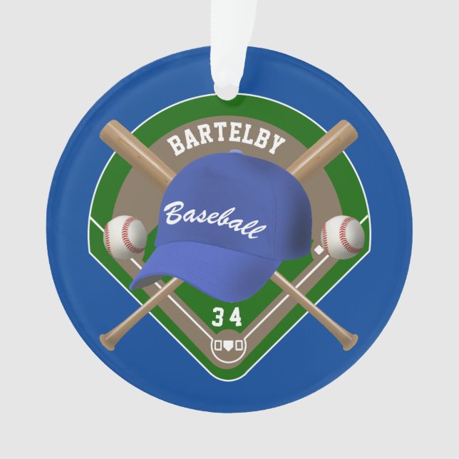 Casquette de baseball Bats Diamond Nom personnalis (devant)