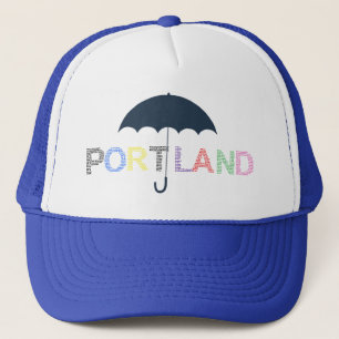 Casquette de baseball bleu Portland Rain Weather