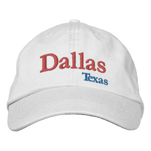 Casquette de baseball brodé de Dallas Texas